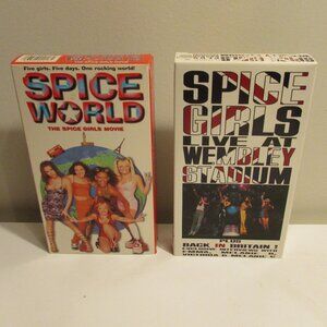 VHS Tapes - Spice Girls Movie & Live at Wembley